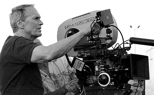Clint Eastwood directing Million Dollar Baby (photograph courtesy AMPAS)